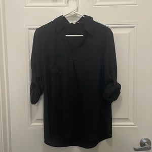 Express Black Portfino Shirt